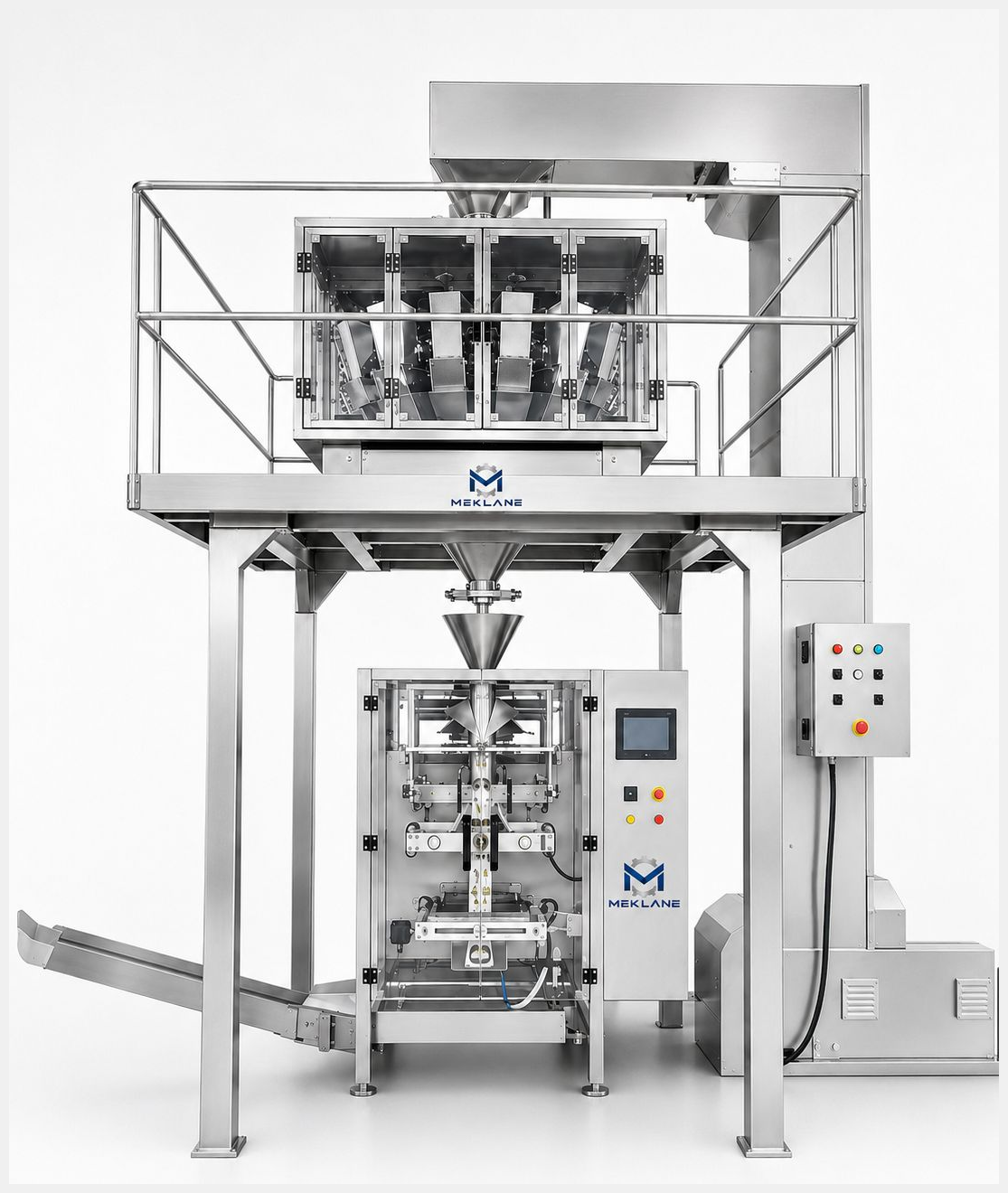 Multihead Combination Weigher: Complete system with VFFS